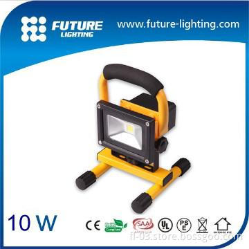 Hot sale 10W rechargeable floodlight battery powered  led camp light